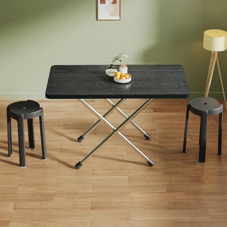 Compact Foldable Dining Table for Indoor/Outdoor Use - Portable, Rectangular, Ideal for Home or Rental Rooms
