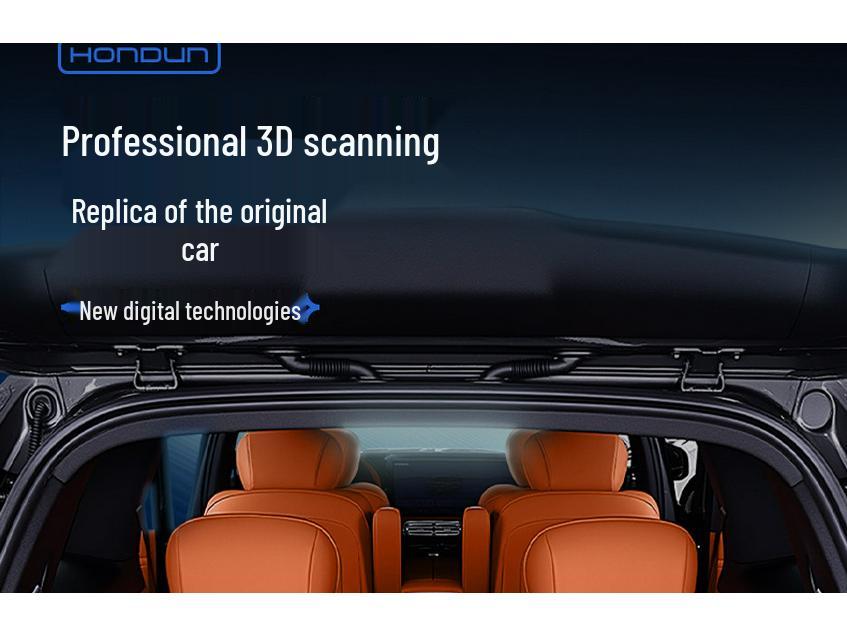Galaxy M9 TPE25 Trunk Mat: Special Integrated Tail Box Mat for Car Interior