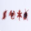 10pcs/lot Prank Funny Trick Joke Toys Special Lifelike Model Simulation Fake Rubber Cockroach Centipede Scorpion Gecko Bug Toy