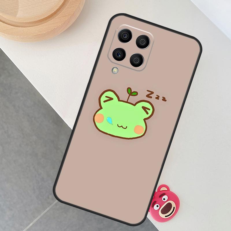 Cute Cartoon Frog Case For Samsung Galaxy M14 M34 M54 M33 M21 M31 M16 M36 M56 M53 M13 M12 M32 M52 M15 M55 M35