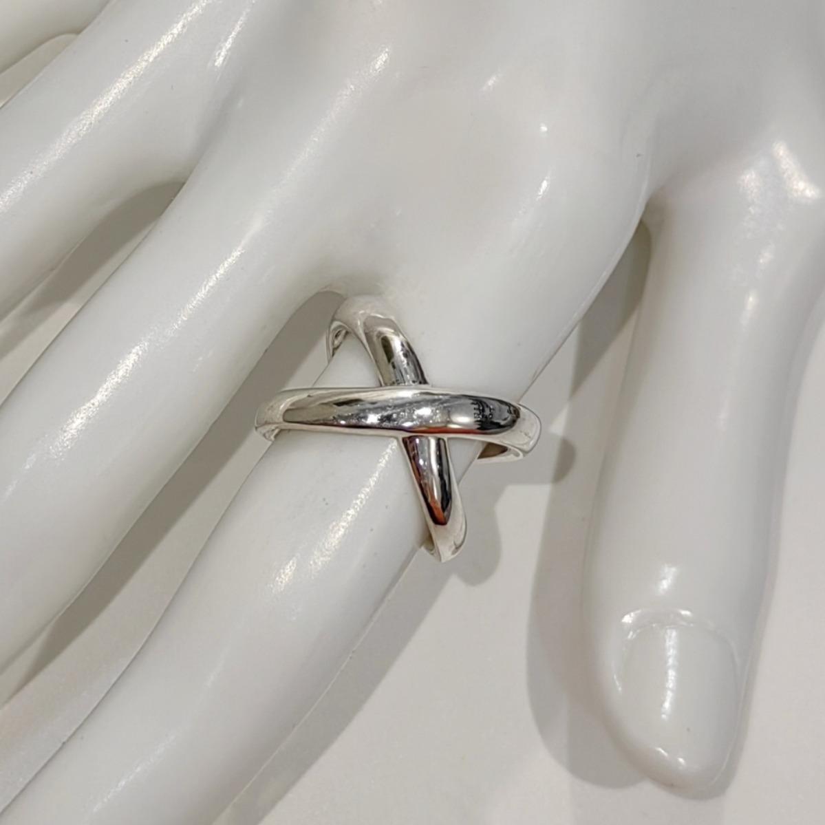 

Унисекс Кольцо-крест из стерлингового серебра - Ретро, Прочное, Высококлассное S925, Простой и Крутой Дизайн Adjustable серебряный