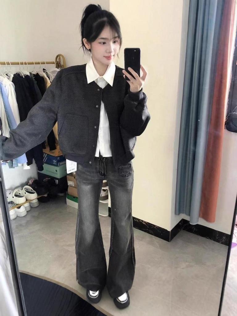 Retro High Street Women's Loose Baseball Jacket - Autumn 2025 Trend