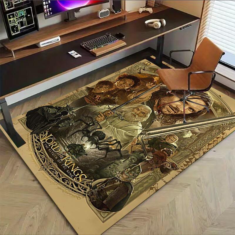 1PC Lord of the Rings Return of the King Extra Large Non-Slip Floor carpet, Office, family, bedroom, Studio - Large Area Rug Indoor Rugs1160A