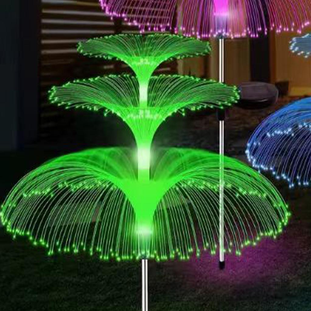 Colorful Solar Jellyfish Light Solar Lamp Outdoor Solar Outdoor Lawn Lighting LED Lighting Outside Fiber Optic Outdoor Lighting