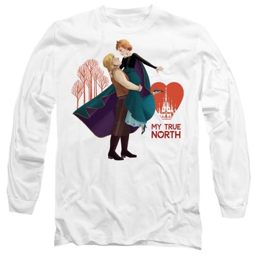 Frozen Unisex Adult My True North Anna Kristoff Valentine`s Day T-Shirt