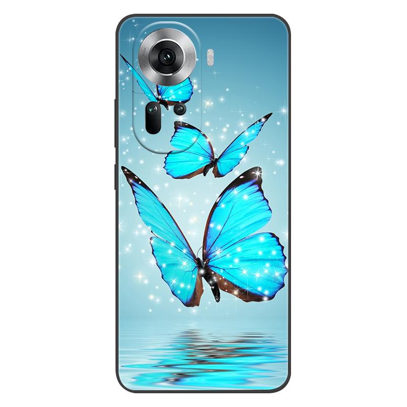 Für OPPO Reno11 5G Hülle für OPPO Reno11 F Funda Global Weiche Silikon Handyhülle für OPPO Reno 11 Pro 11F 5G Cover Coque 2024 Tasche