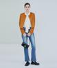 PINBLACK Brushed Washed Semi-Bootcut Denim Pants