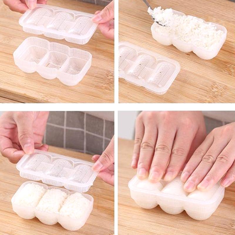 Sushi Rice Maker Mold Cartoon Onigiri Rice Ball Making Molds Japanese Press Mold DIY Bento Tool Kitchen Gadgets Accessories