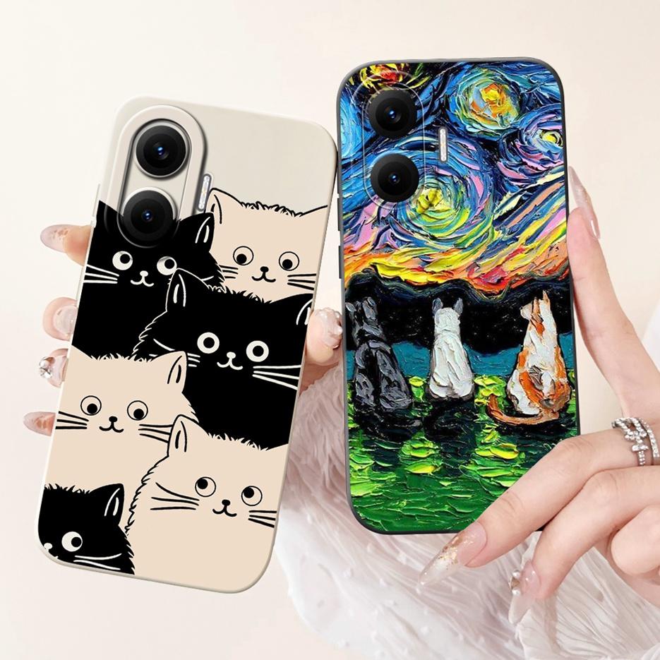 For Xiaomi Redmi Turbo 4 Pro Case PocoF7 Cute Cartoon Cover Shockproof Phone Case For Xiaomi Poco F7 Redmi Turbo4 Pro Soft Shell