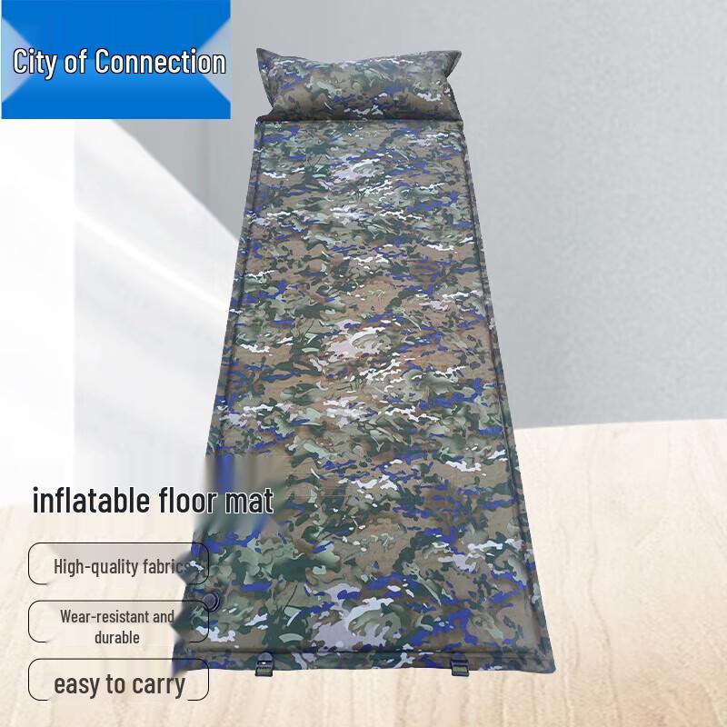 Self-Inflating Camping Sleeping Pad with Pillow