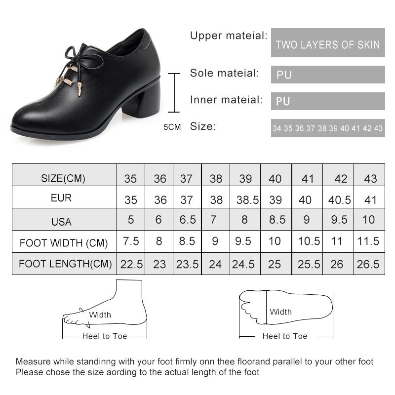 Fashion AIYUQI Women Fashion Shoes Genuine Leather New Mid-heel Women Spring Shoes Formal Wear Business Large Size Women Dress Shoes