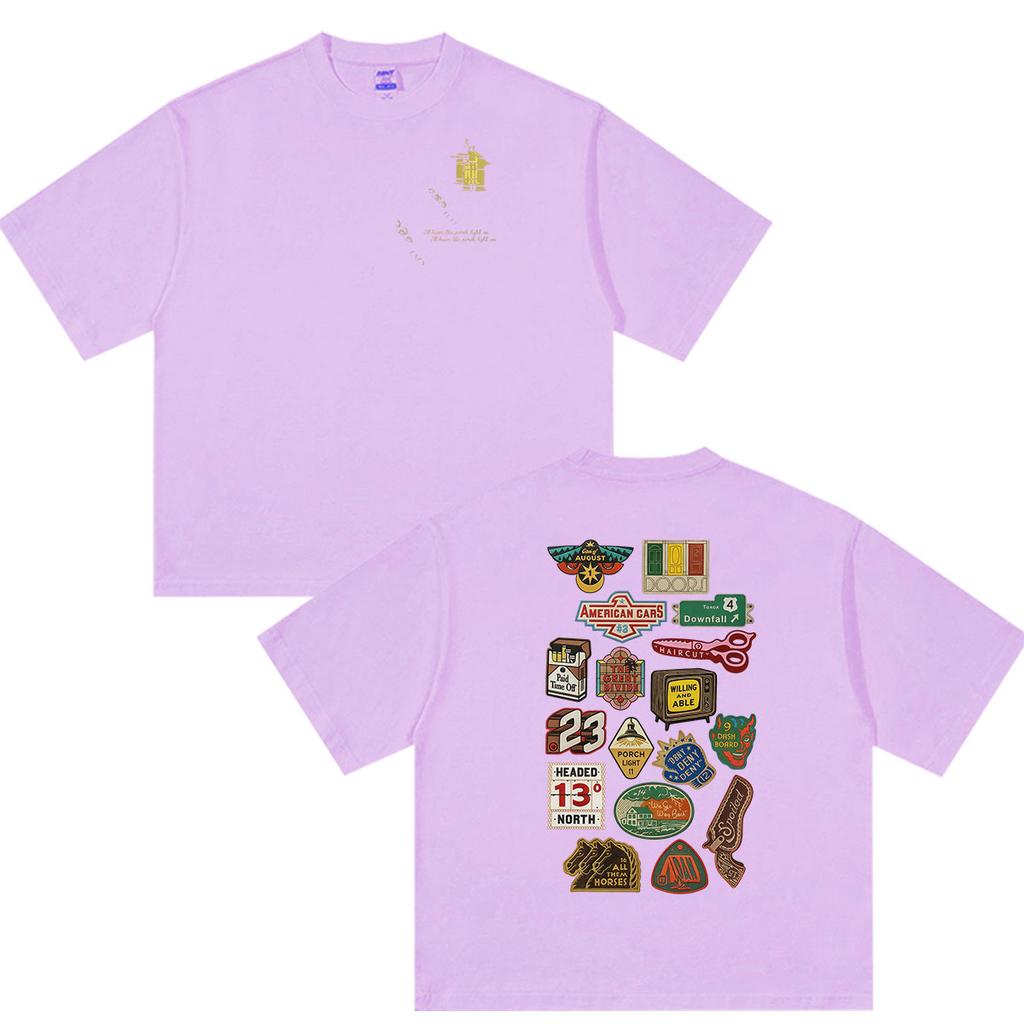 Noah Kahan The Great Divide Tour 2026 T Shirts Unisexs Women Harajuku Vintage Oversized Tshirt Casual 100 Cotton Tees Streetwear