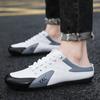 Herrenschuhe in Übergröße Frühling Halbschuhe Herren Casual Atmungsaktiv Trend Lazy Pedal Beanie Schuhe