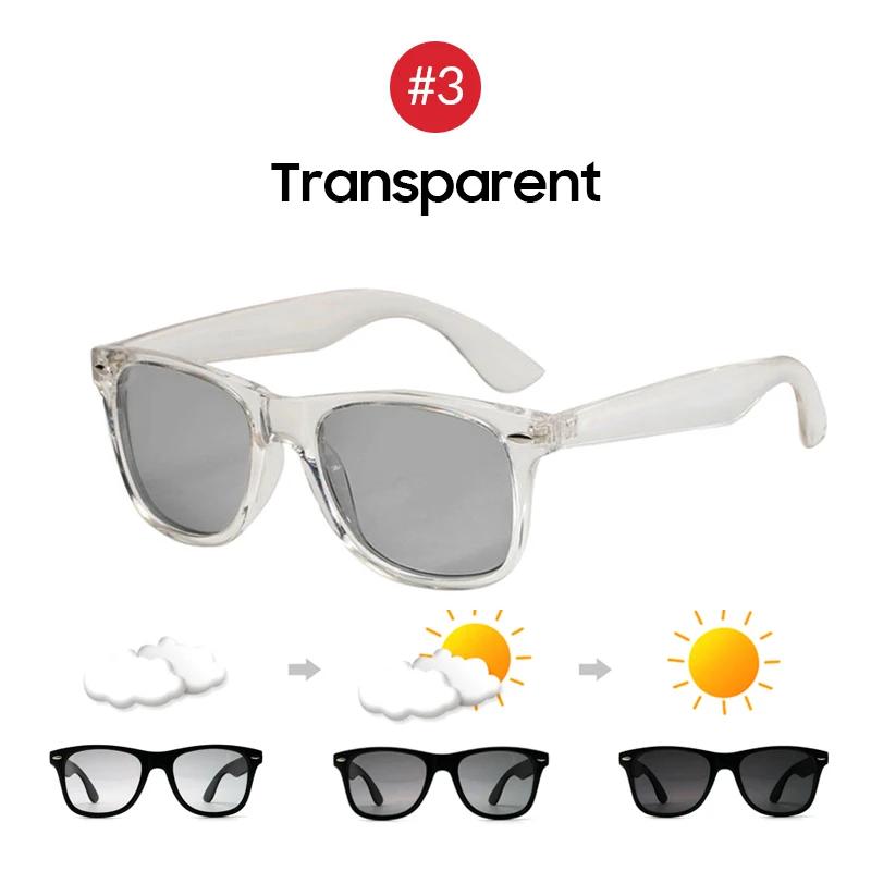 VIVIBEE Klasický design Čtvercové Polarizované Pánské Řidičské Sluneční Brýle Fotochromatické Polární Sluneční Brýle 2025 Trendy Vysoce Kvalitní Odstíny