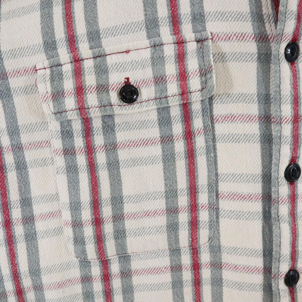RRL 90s Initial tag Red 3 stars Old Check Pattern Long sleeve shirt Men's Used