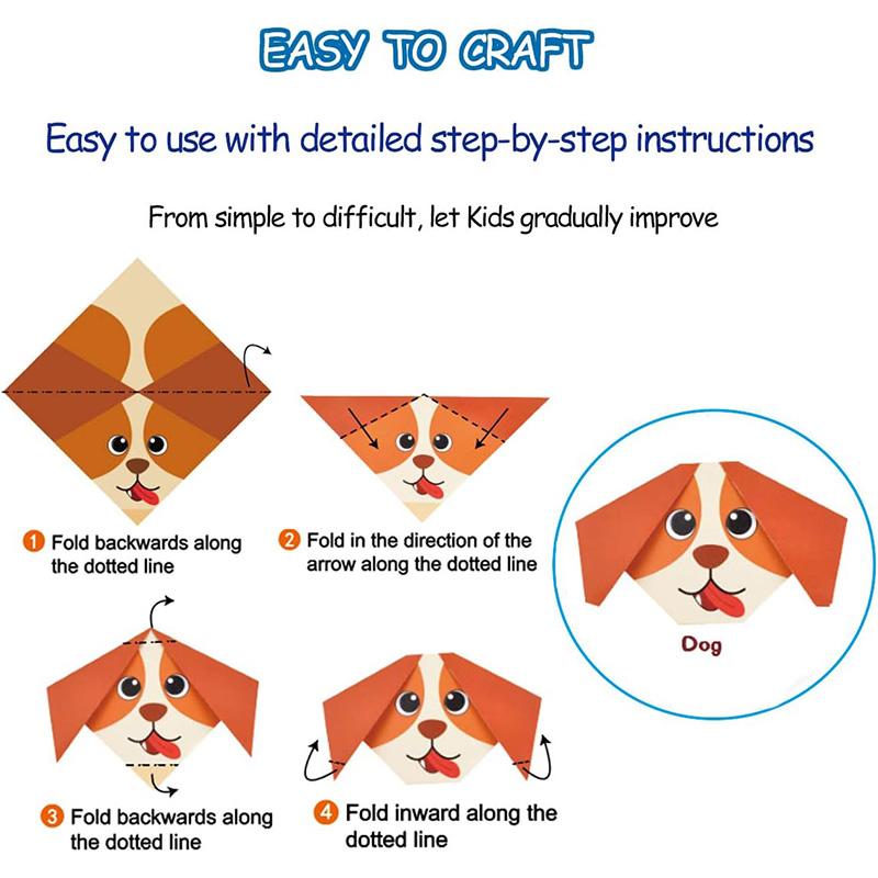 Handmade Origami Material Package Festival Holiday Gatherings Leisure Games DIY Colored Paper Animal/Life Theme Casual Games TMZ