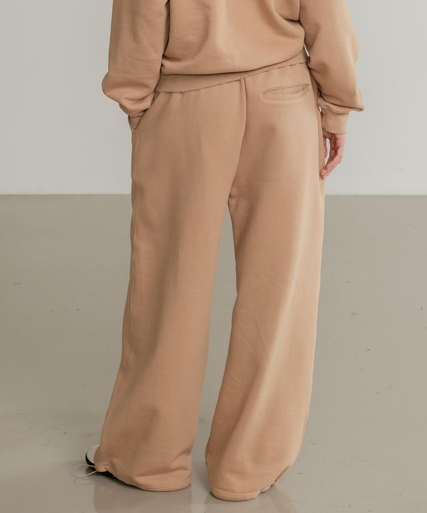 SSIN AND LEE (Uni) Rusty Cotton Sweatpants Beige