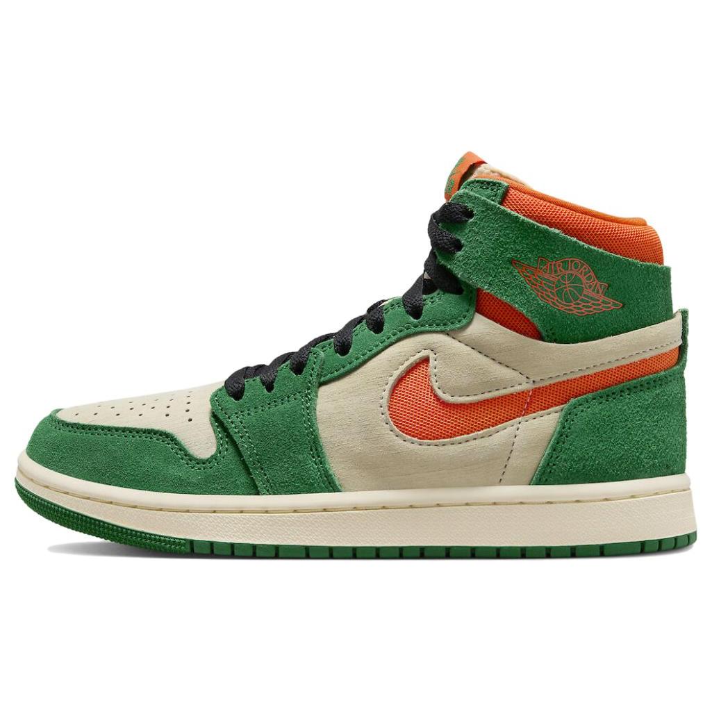 

новые ЖЕНСКИЕ JORDAN 1 High Zoom Air Cmft 2 Pine Green Orange Blaze 36.5