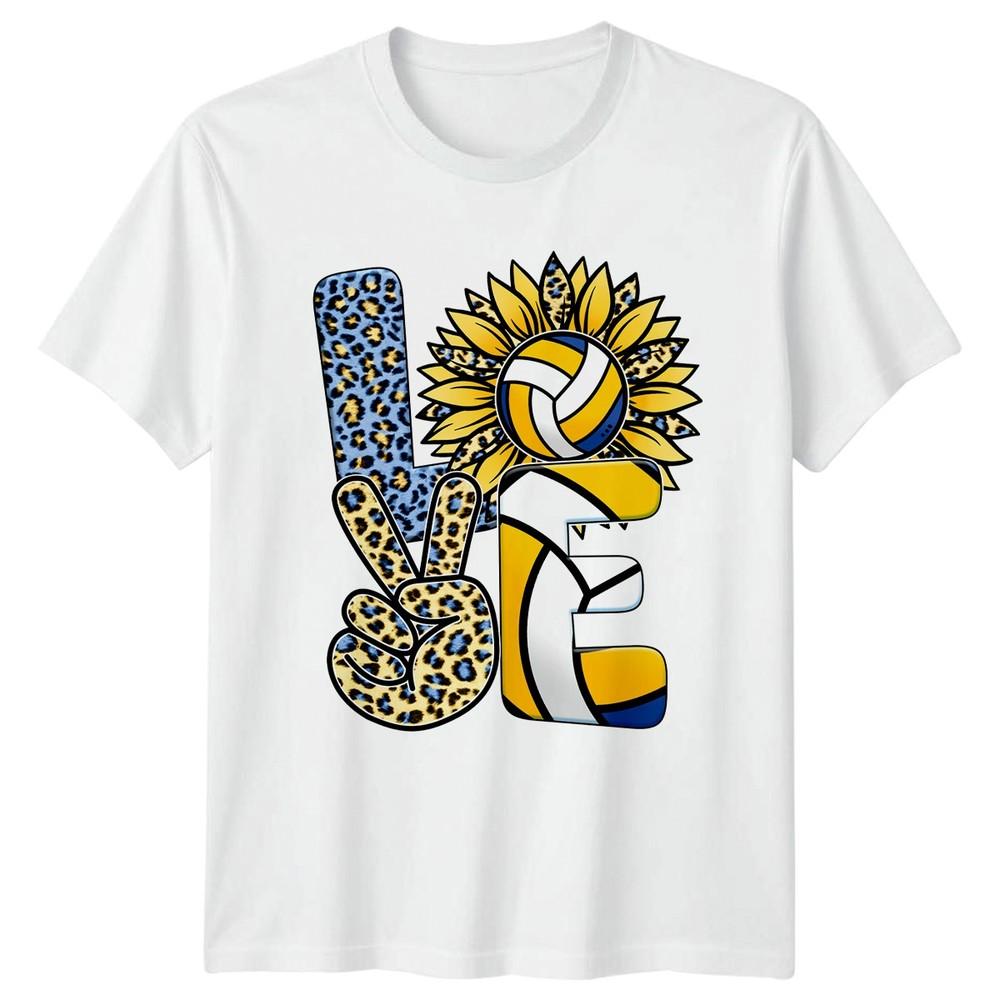 Love Unisexs TShirt Beach Volleyball Volleyball 2026 Gift For Her S