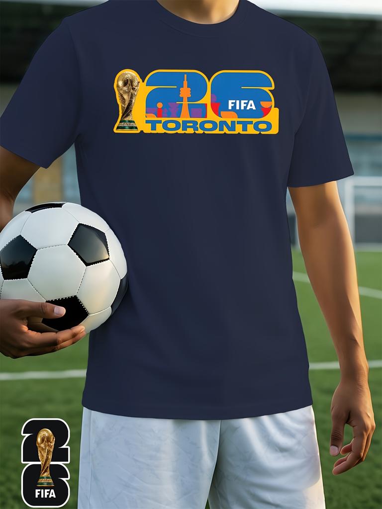 Men'S Home Wear Top [FIFA World Cup Authorization] FIFA. 2026 World Cup Sports Short Sleeved Casual Men'S Clothing
