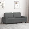 Vidaxl 2-Seater Sofa, Dark Grey, 140 Cm, Upholstered In Fabric