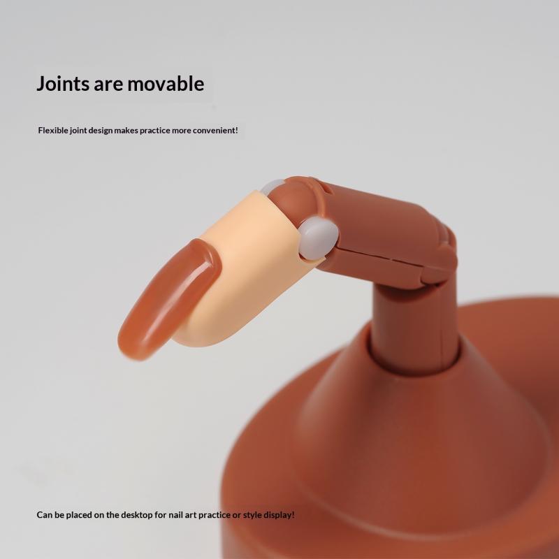 Main Mécanique Mobile pour Pratique Manucure Main Détachable Ensemble d'Entraînement Ongles Artificiels pour Débutants Avec Base