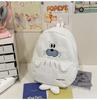 Schoolbag plush cartoon schoolbag female cute girl cute little seal backpack female student soft cute furry animal backpack autumn and winter
