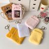 Star Idol Cute Animal Plush Card Holder - 3" Polaroid Display & Protective Sleeve Ornament