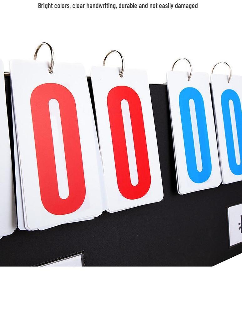 Flip Scoreboard for Table Tennis, Badminton, and Basketball Matches