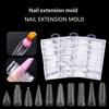 70/140/150 szt. Nailpop Podwójny System Formy do Paznokci Przedłużanie Końcówki Sztucznych Paznokci Formy Górne Do Paznokci Forma do Budowania Żelem Narzędzia Artystyczne