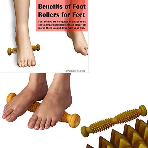R A Products Acupressure Tools Combo Kit with Foot Roll Foot Massager (Big) for Stress and Pain Relief, Multicolour