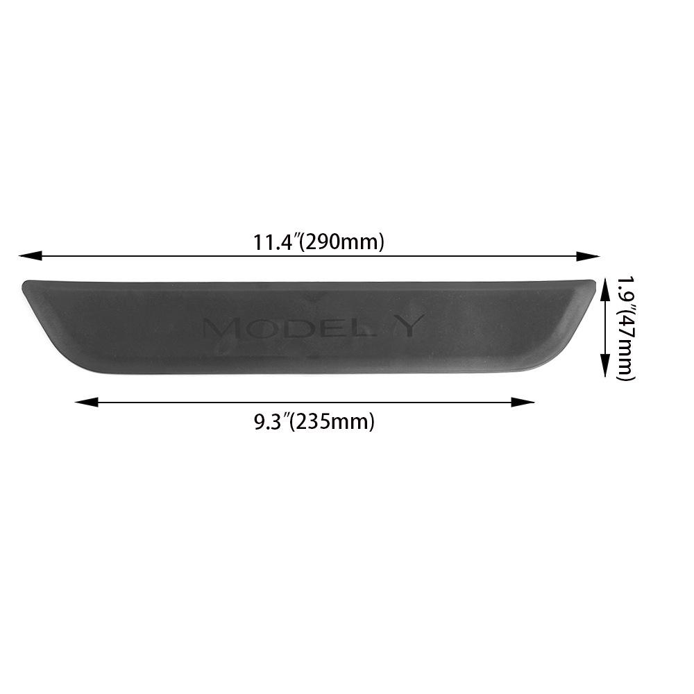Tesla Model Y Door Sill Protection Pads - Front & Rear Interior ABS Strips