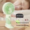 S520 Portable Three-Speed Rechargeable Mini Fan - Soft Color, USB-Powered for Outdoor Use