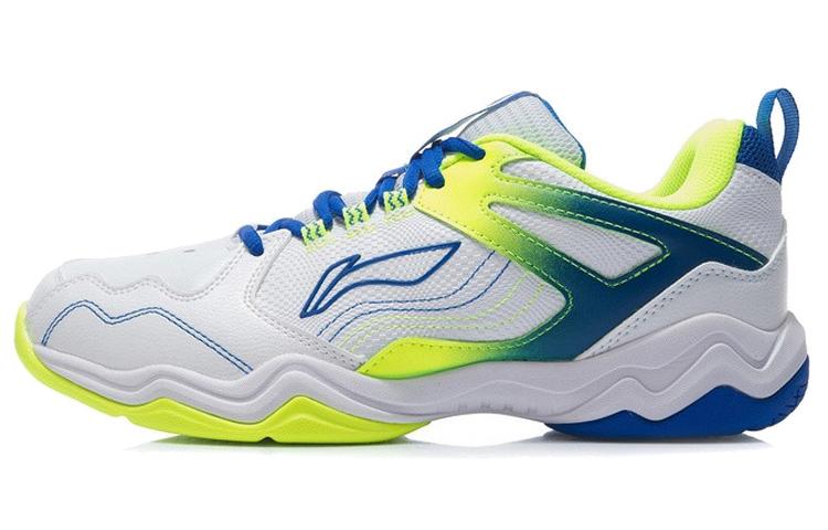 Men's Sneakers Li-Ning Li Ning Cushioning, Wear Resistant Low Top Badminton Shoes Men's White Blue