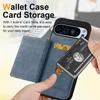 Leather Case For Google Pixel 8 8pro 8A 9 9pro 9A 10 10pro Pro XL Pixel10 Case Card Slots Cards Holder Kickstand Phone Case