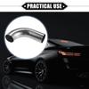 UXCELL 2 Stück 19mm 25mm 32mm 38mm 63mm 90° Bogen Winkelrohr Schlauchrohr DIY Auspuffrohr Lufteinlassrohr für Auto 304 Edelstahl