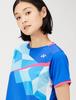 Yonex Short Sleeve Game Blast Blue Size L Women's Shirt, (786),
