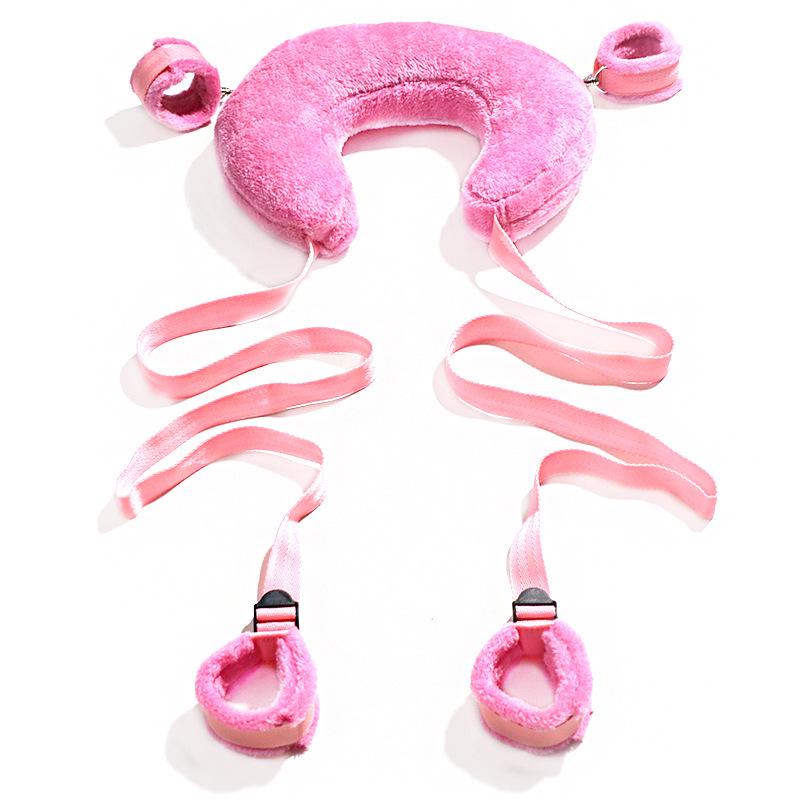 Jiuai Erotic SM Handcuffs & Leg Spreader - Interactive Adult Sex Aids