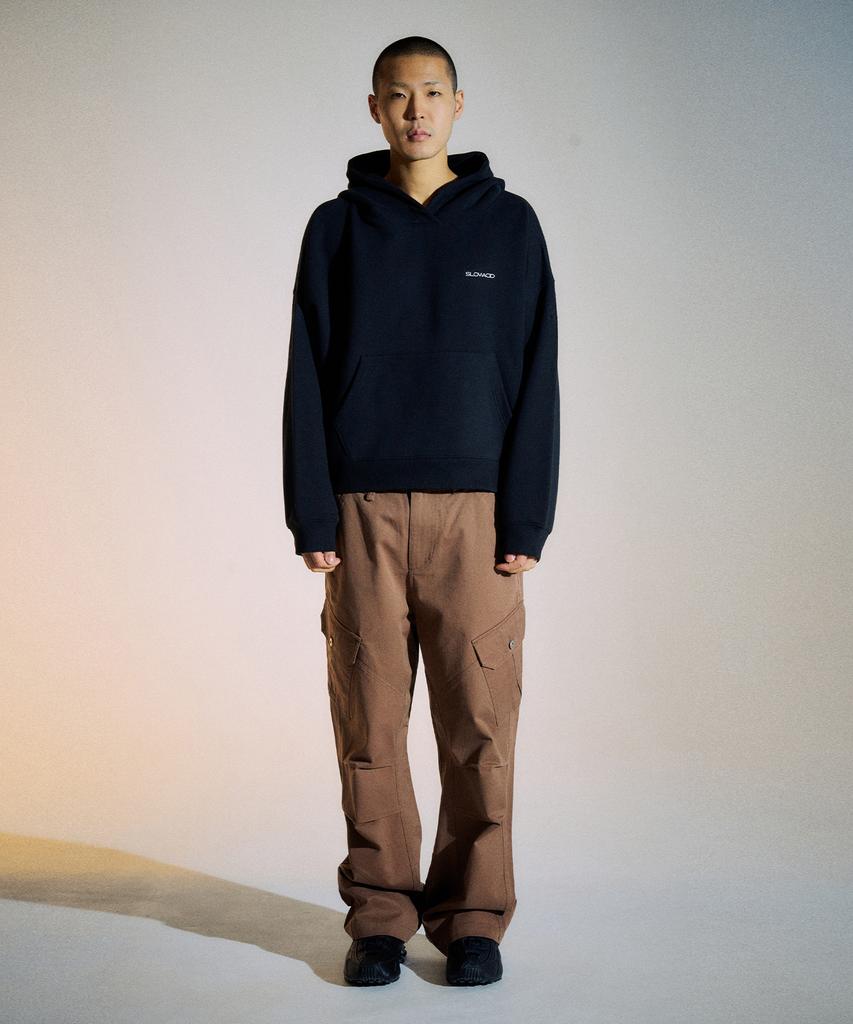 SLOWACID Division Cotton Cargo Pants [Brown]