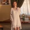 Women's Lace Sheer Backless Cami Sleep Dress with Robe for Summer