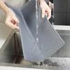 Drying Pad Draining Board Mat Raised Edges Dish Draining Mat Durable Water Filter Pad  Cup