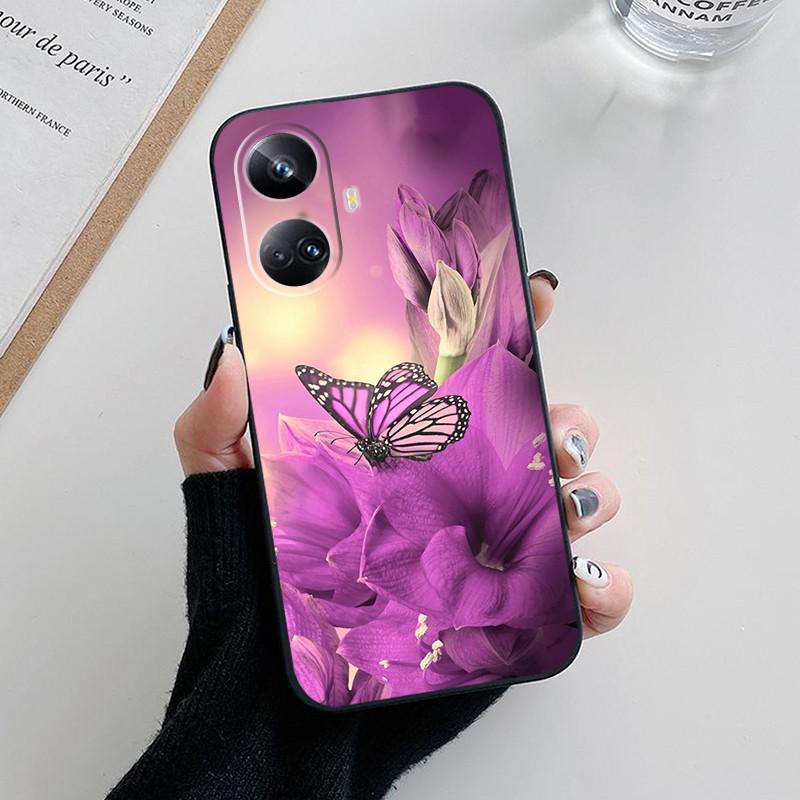 For Realme 10 Pro Plus 5G Case Soft Silicone Back Case for Realme 10 Pro + RMX3630 Phone Cover Realme10 4G Protective Shells