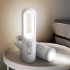 LifeImpree Rechargeable Motion Sensor Night Light 2-in-1 Portable LED Night Light Flashlight with Dusk To Dawn Sensor for Bedroom Bathroom Baby Nurser