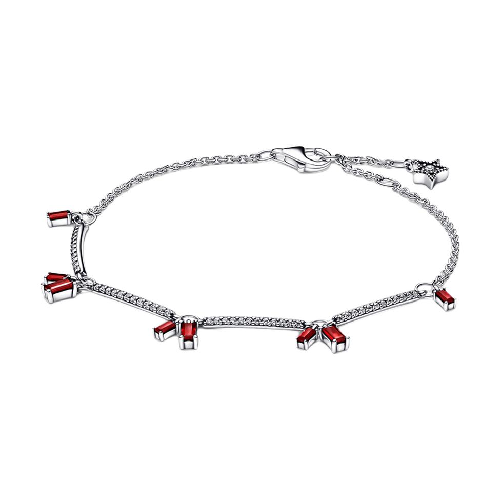 Pandora One Hit Wonder 925 Silver Bracelet Women Bracelet 592537C01 Box,16cm