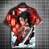Manga Girl Print T-Shirt Japanese 3D Print Top Personality Anime