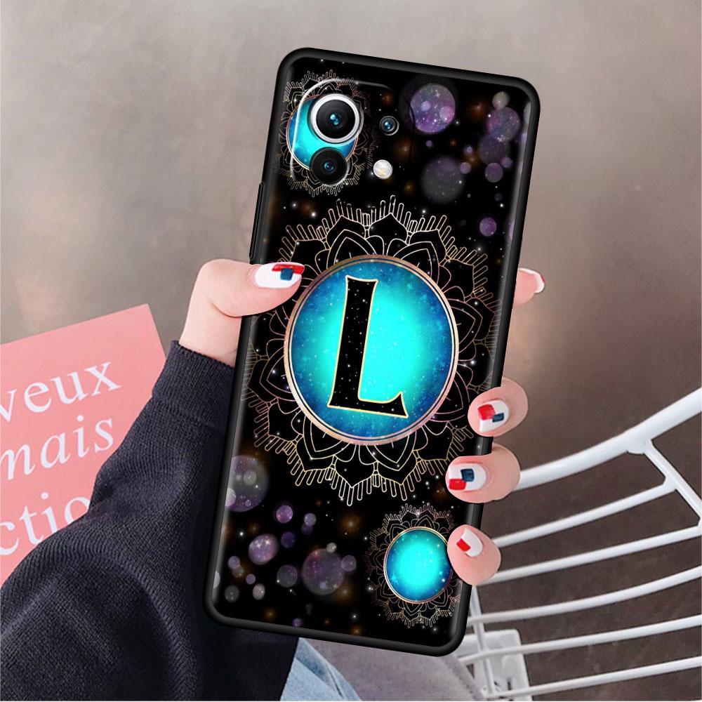 

Чехол Mandala Letter AL Funda для Xiaomi Mi 11 Lite 5G NE 11T Pro 10T 9T Note 10 12 12X 12S, ультрамягкий силиконовый чехол для телефона, капа Mi Note 10 Lite