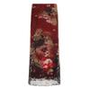 Retro Tie-Dye Mesh Patchwork High Waist A-Line Skirt