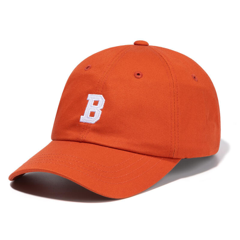 Non-Logo Curve Cap - Orange