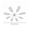 Air cooler Deflector with Rotating Arms Adjustable Overhead