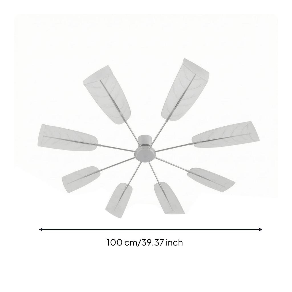 Air cooler Deflector with Rotating Arms Adjustable Overhead